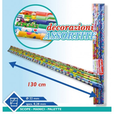 FATIGATI MANICO METALLO DECOR 130CM