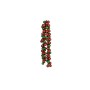 FESTONE NATALIZIO CON 142 SFERE 3/5CM  COLORE ROSSO E VERDE CM. 9,5x180