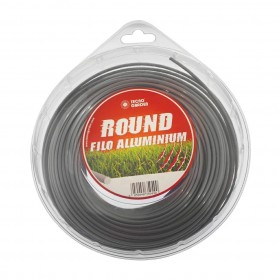 Filo per decespugliatore grigio Quadro ossido di alluminio mm. 4,0 mt 31