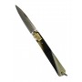 FRARACCIO COLTELLO MANICO FINTO CORNO TESTINA IN OTTONE CM. 21