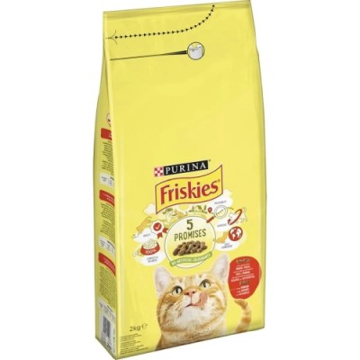 FRISKIES CROCCANTINI PER GATTO MANZO POLLO E VERDURE KG. 2