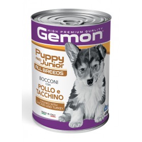 GEMON DOG junior pollo/tacchi gr.415