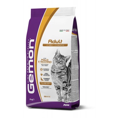 GEMON CAT ADULT COMPLET. POLL/TAC Kg.2