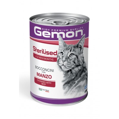 GEMON CAT adult manzo gr. 415