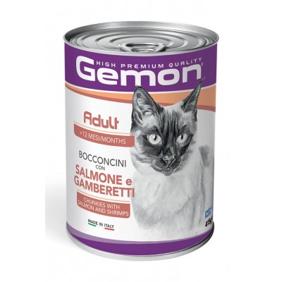 GEMON CAT Adult salmone/gamber.gr.415