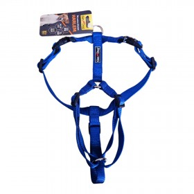 GIMDOG PETTORINA H NYLON 2.0*40-70 CM BLU