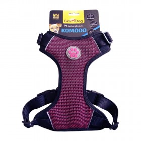 GIMDOG PETTORINA KOMODO M 45-65 CM LAMPONE