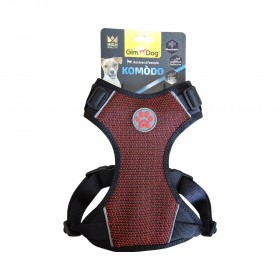 GIMDOG PETTORINA KOMODO M 45-65 CM ROSSO