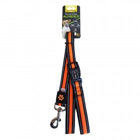 GIMDOG GUINZAGLIO MESCH 2.5*120 CM ARANCIO