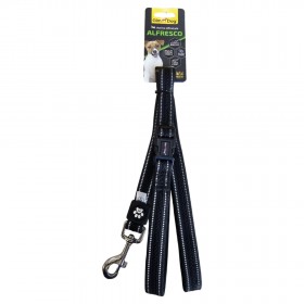 GIMDOG GUINZAGLIO.MESCH 2.0*120 CM NERO