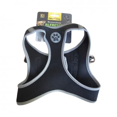 GIMDOG PETTORINA  MESH TRANSPIRANTE ALFRESCO XL 52-56 CM NERO