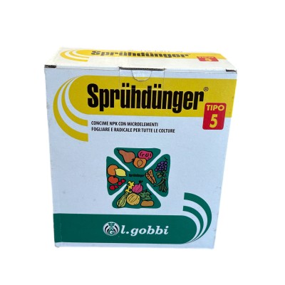 GOBBI SPRUHDUNGER TIPO 5 CONCIME FOGLIARE N.P.K. 18.12.26 KG. 1