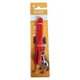 GUINZAGLIO PER CANI IN NYLON ROSSO MM. 10 CM. 120