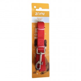 GUINZAGLIO PER CANI IN NYLON ROSSO MM. 20 CM. 120