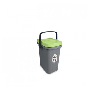 Home Eco System Bidone nettezza urbana Verde/Grigio lt. 7 cm. 23x19x31h.