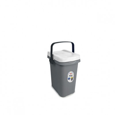 Home Eco System Bidone nettezza urbana Bianco lt. 7 cm. 23x19x31h.