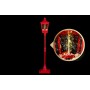 LAMPIONE DI NATALE CON LUCI A LED MUSICALE E NEVE COLORE ROSSO CM. 37,5x185h.
