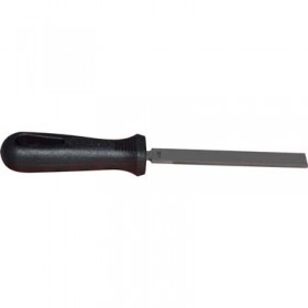 LIMA PIATTA PARALLELA A TAGLIO BASTARDO BASSOLI CON MANICO SINTETICO 4 poll.