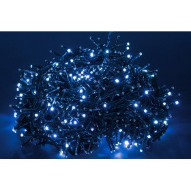 LUCI DI NATALE 500LED FLASH CONNECT PER USO ESTERNO LUCE BIANCO MT. 10+5