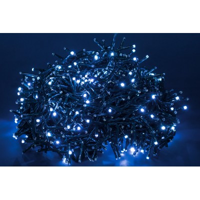 LUCI DI NATALE 500LED FLASH CONNECT PER USO ESTERNO LUCE BIANCO MT. 10+5