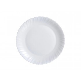 LUMINARC FESTON PIATTO PIANO 27CM BIANCO