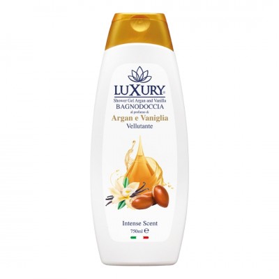 LUXURY BAGNOSCHIUMA 750ML ARGAN E VANIGLIA