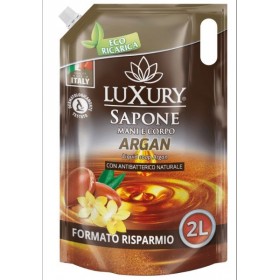 LUXURY SAPONE LIQUIDO ARGAN ECORICARICA LT. 2