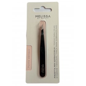 MELISSA PINZETTA SOPRACCIGLIA INOX CON PUNTA OBLIQUA CM. 9,6