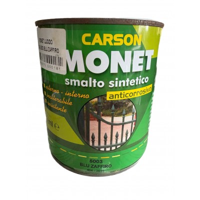 MONET SMALTO SINTETICO ANTICORROSIVO BLU ZAFFIRO RAL 5003 ML. 750