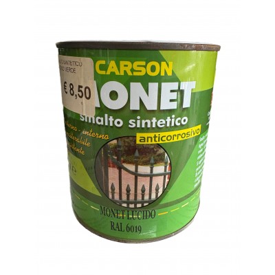 MONET SMALTO SINTETICO ANTICORROSIVO VERDE BIANCO RAL 6019 ML. 750