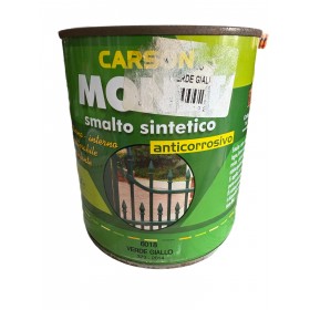 MONET SMALTO SINTETICO ANTICORROSIVO VERDE GIALLO RAL 6018 ML. 750