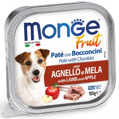 MONGE FRUIT dog lamb/apple gr.100