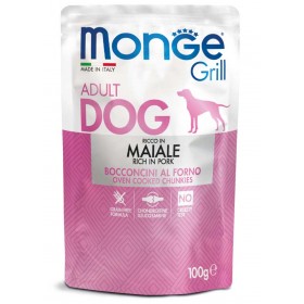 MONGE GRILL BUSTE maiale gr. 100