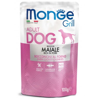 MONGE GRILL BUSTE maiale gr. 100