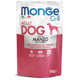 MONGE GRILL BUSTE manzo gr. 100