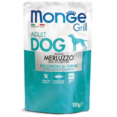 MONGE GRILL BUSTE merluzzo gr.100