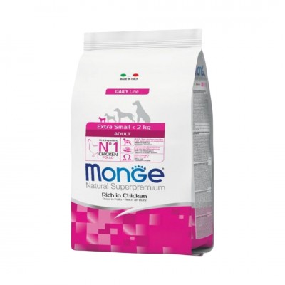 MONGE MANGIME PER CANI EXTRA SMALL ADULT Kg. 3