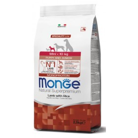 MONGE MANGIME PER CANI MINI PUPPY AGNELLO/RISO KG. 2,5