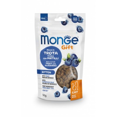MONGEGIFTC MEATMIN KITTEN TROTA/MIRTILLI 50 g