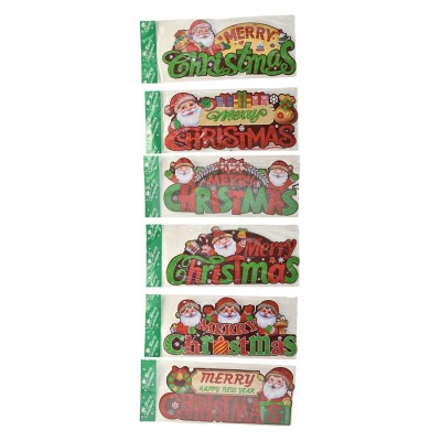 NATALUNA APPENDINO PER DECORAZIONE DI NATALE CM. 43x18 ASSORTITI