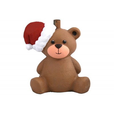 Nataluna Base per Albero di Natale a Forma di Orsetto con Cappello – Diametro 33x40,5h cm