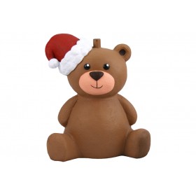 Nataluna Base per Albero di Natale a Forma di Orsetto con Cappello – Diametro 52,5x65h cm