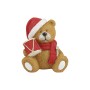NATALUNA CANDELA DI NATALE A FORMA ORSO CON CAPPELLO CM. 12,5h.