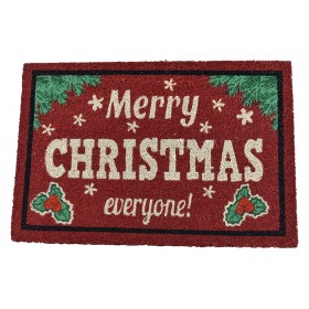 NATALUNA ZERBINO DI NATALE COLORE ROSSO CM. 40x60x1,5