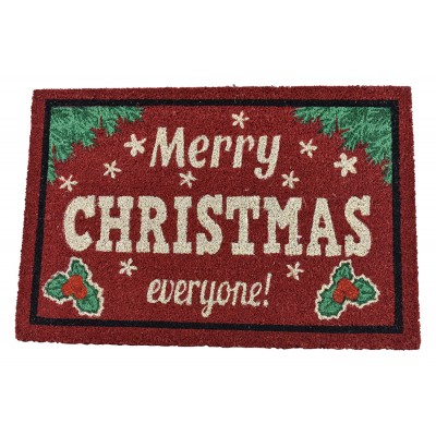 NATALUNA ZERBINO DI NATALE COLORE ROSSO CM. 40x60x1,5