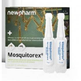 NEWPHARM MOSQUITOREX FIALE IDELA CON LARVE DI ZANZARE ML. 5 PZ. 10