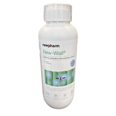NEWPHARM NEW-WALL INSETTICIDA ACARICIDA CONCENTRATO CONTRI INSETTI VOLANTI E STRISCIANTI LT. 1