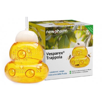 NEWPHARM TRAPPOLA VESPAREX PER PER CALABRONI VESPE E MOSCHE DELLA FRUTTA