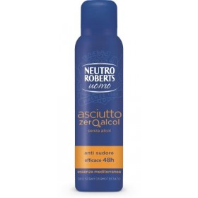 NEUTRO ROBERTS DEODORANTE UOMO ASCIUTTO ESSENZA MEDITERRANEA SPRAY 150ML