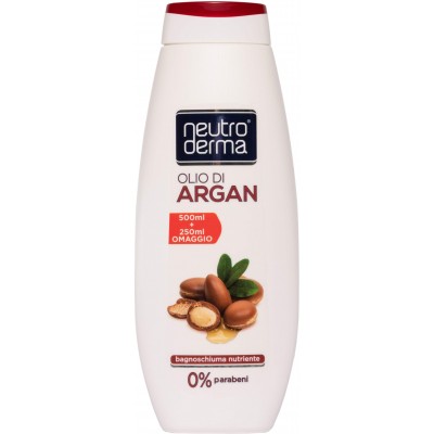 NEUTRODERMA BAGNOSCHIUMA OLIO DI ARGAN 750ML